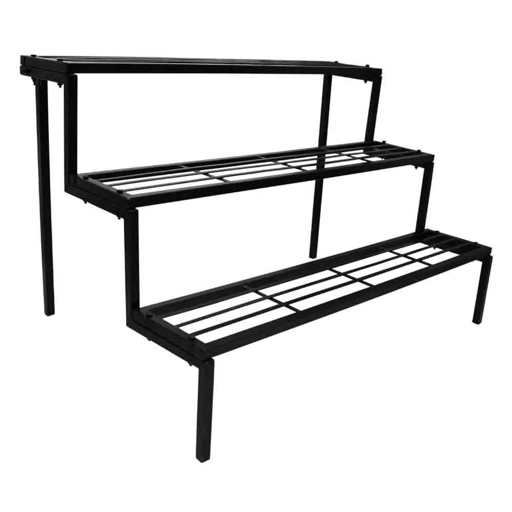 Pots Stand Of Iron Frame Three Step Iron Stand view 2