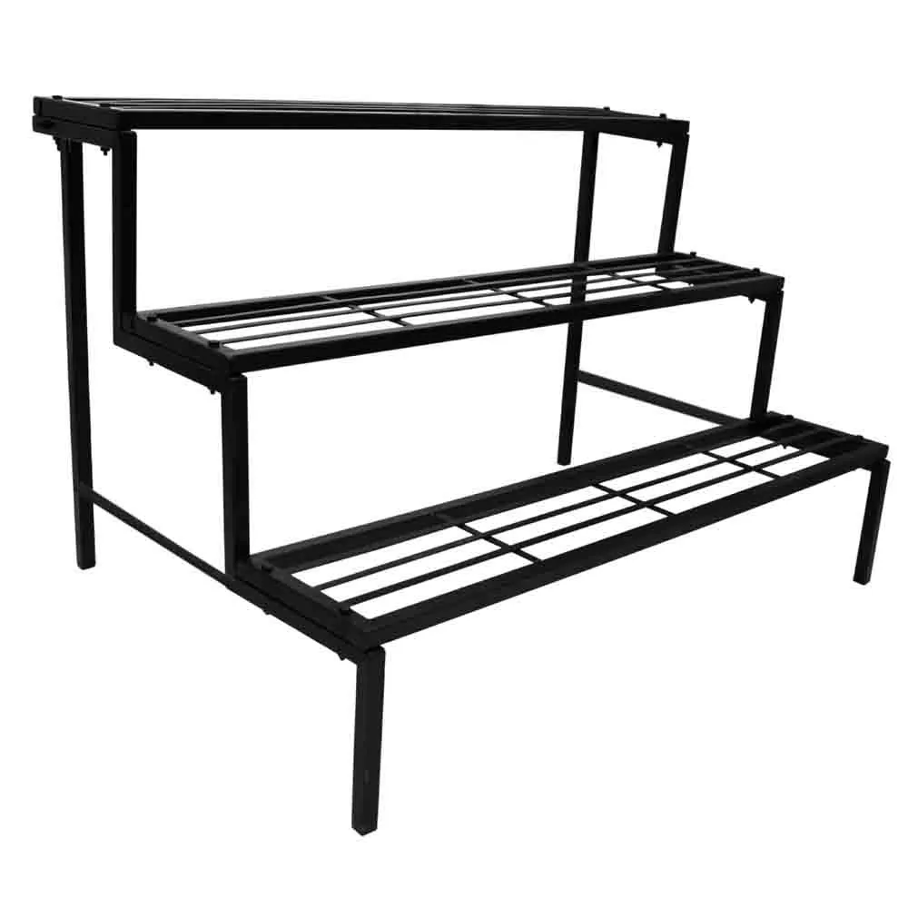 Pots Stand Of Iron Frame Three Step Iron Stand view 3