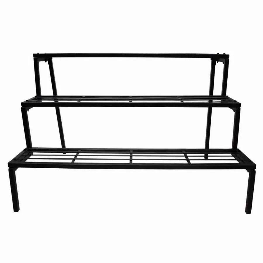 Pots Stand Of Iron Frame Three Step Iron Stand view 6